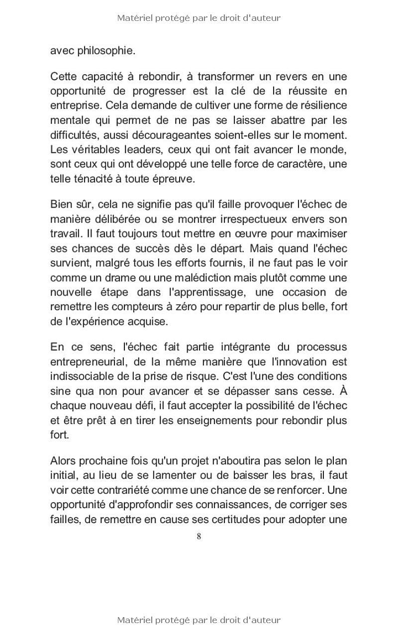 ÉCHOUER VITE POUR RÉUSSIR.: Les 10 commandements de l’entrepreneur moderne