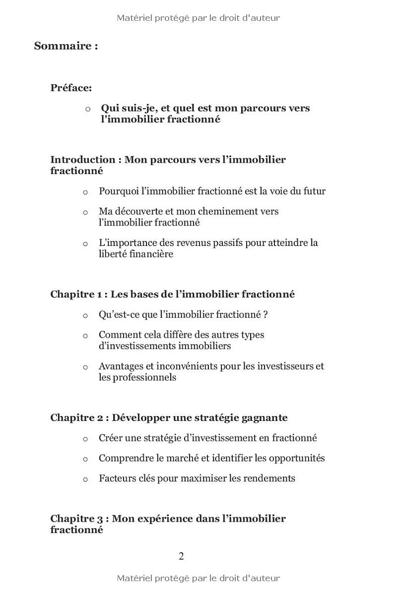 Passez au niveau supérieur grâce à limmobilier fractionné : Créez des revenus passifs pour atteindre la liberté financière