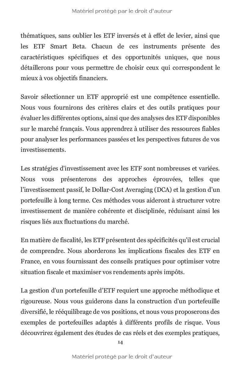 Les secrets des ETF: Des fondamentaux aux stratégies avancées : apprenez à investir intelligemment et à faire croître votre argent sur le long terme