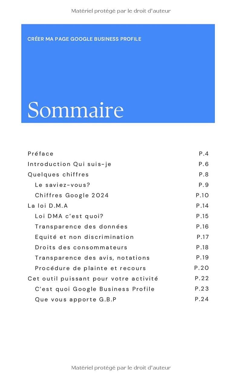 Créer ma page Google Business Profile: Edition 2025 spéciale loi DMA