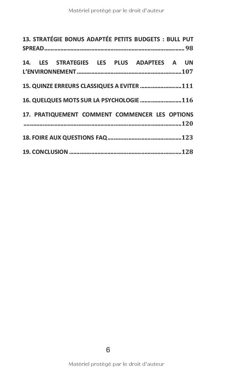 RÉUSSIR EN BOURSE MAÎTRISER LES OPTIONS: STRATÉGIES ESSENTIELLES ET APPROCHES PRATIQUES