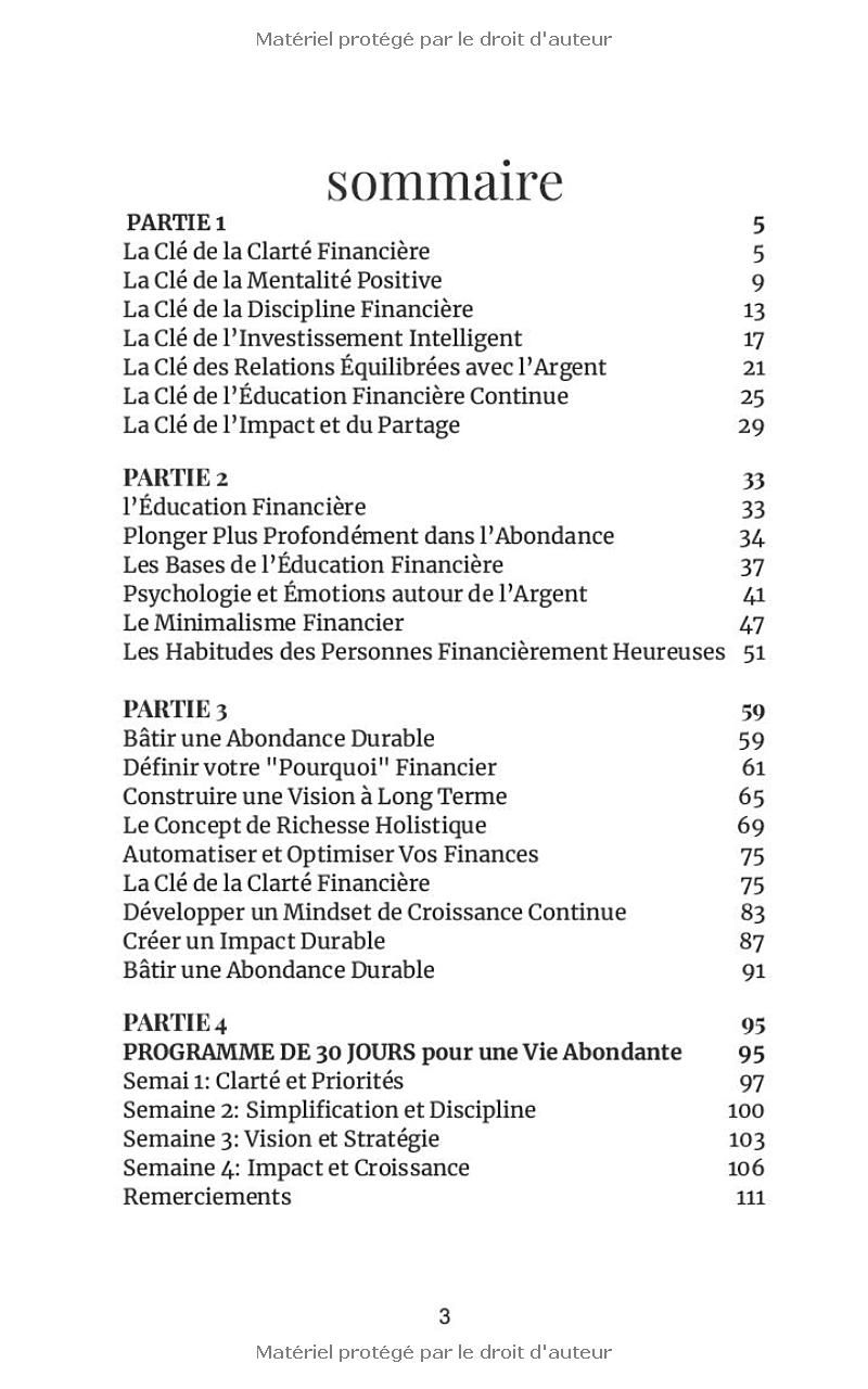 La Psychologie de l’Argent: Les 7 Clés Indispensables de la Liberté Financière : Devenir Riche sans Argent grâce à des Stratégies Puissantes, un ... pour Construire une Abondance Durable