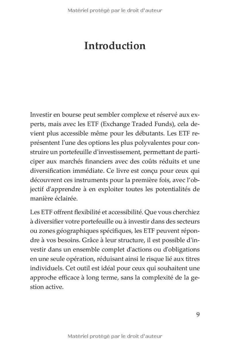 Investir en Bourse avec les ETF: Découvrez des Outils, Stratégies et Conseils Pratiques pour Construire un Portefeuille dETF Gagnant