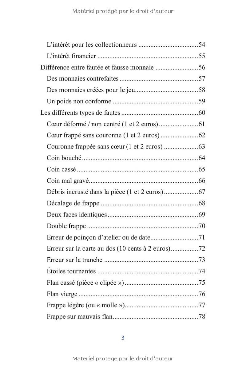 Les pièces en euro fautées