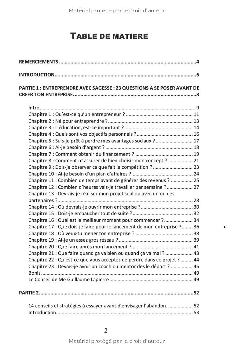 Avant de…: 23 Questions à se poser avant de créer ton entreprise. + 14 conseils et stratégies à essayer avant d’envisager l’abandon.