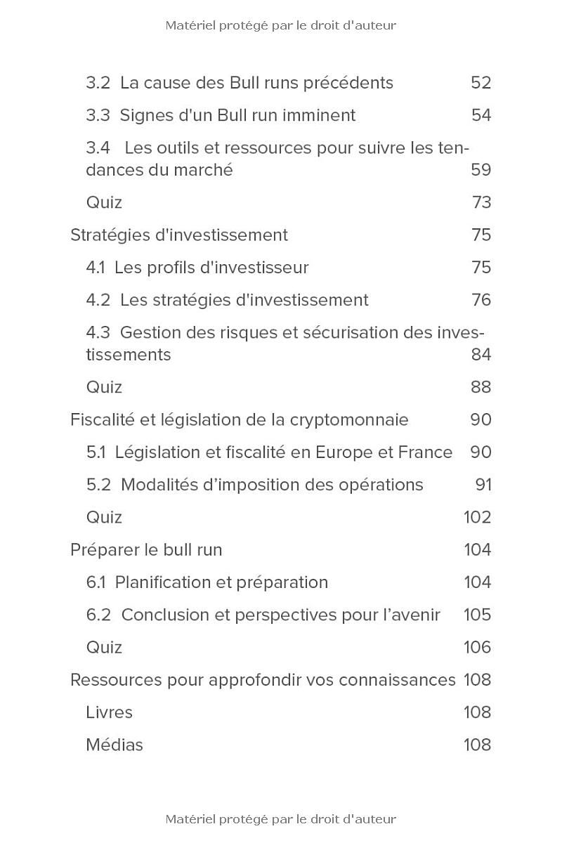 Décrypte, Anticipe et Profite du Bull-Run