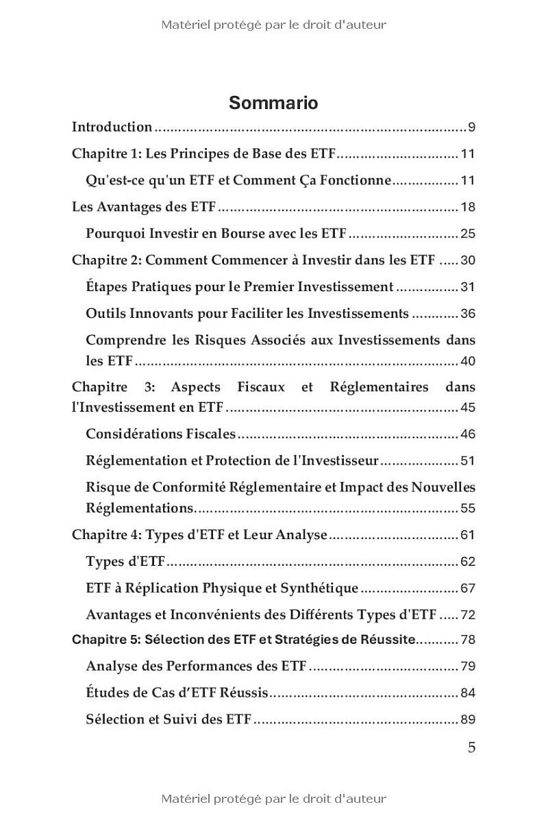 Investir en Bourse avec les ETF: Découvrez des Outils, Stratégies et Conseils Pratiques pour Construire un Portefeuille dETF Gagnant