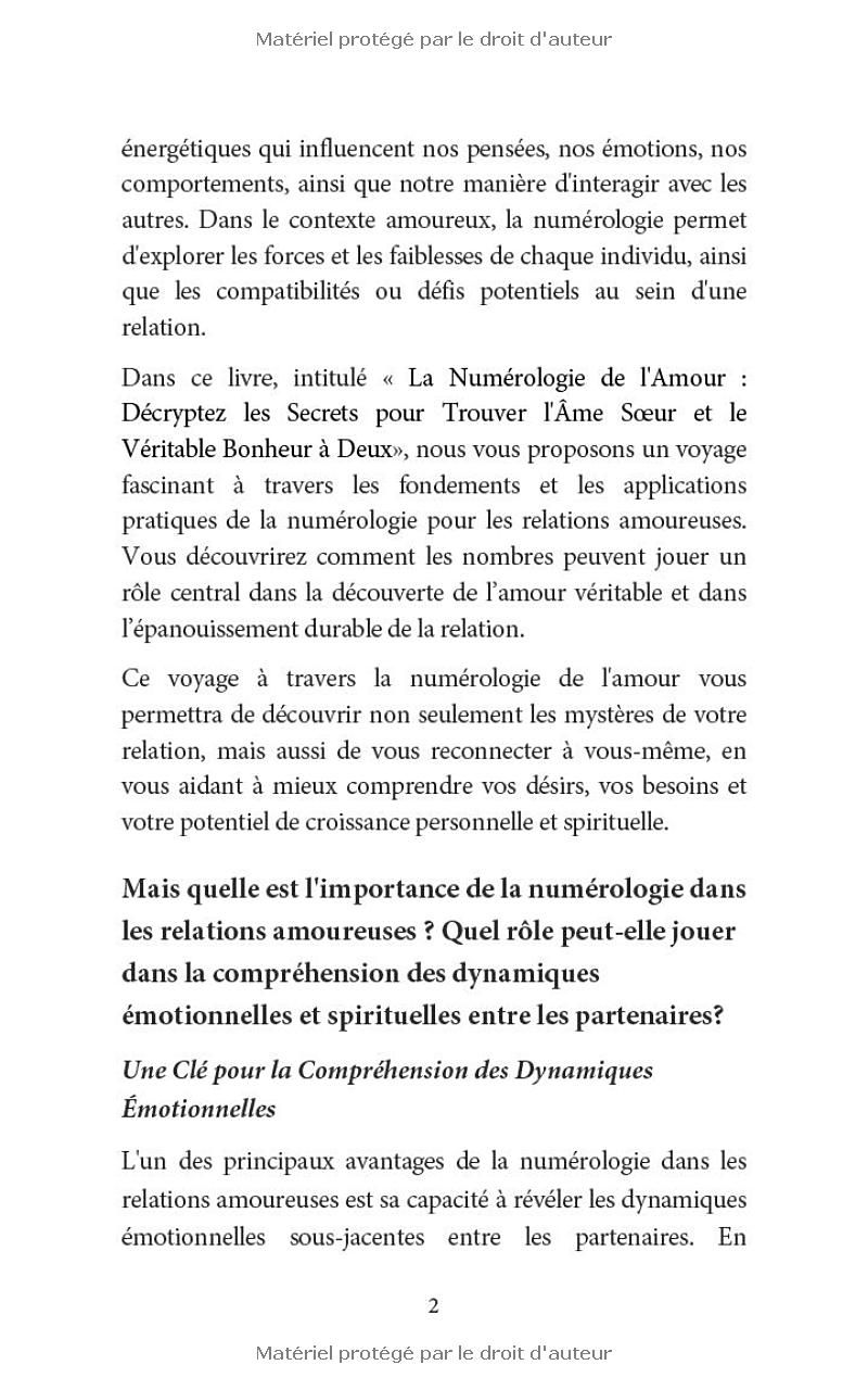 La Numerologie de lAmour: Décryptez les Secrets pour Trouver lÂme Sœur et le Véritable Bonheur à Deux