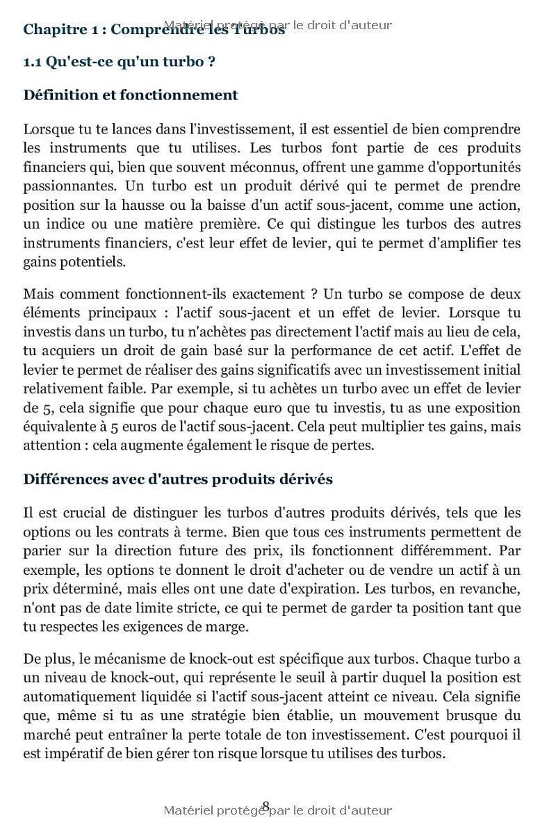 Maîtrise les turbos: Profite de la puissance des turbos pour optimiser ton investissement et maximiser tes gains