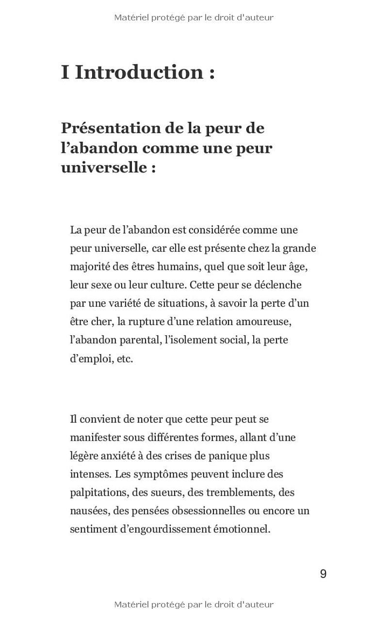 vers la guérison : livre developpement personnel: dompter la peur de labandon et reconstruire une vie satisfaisante