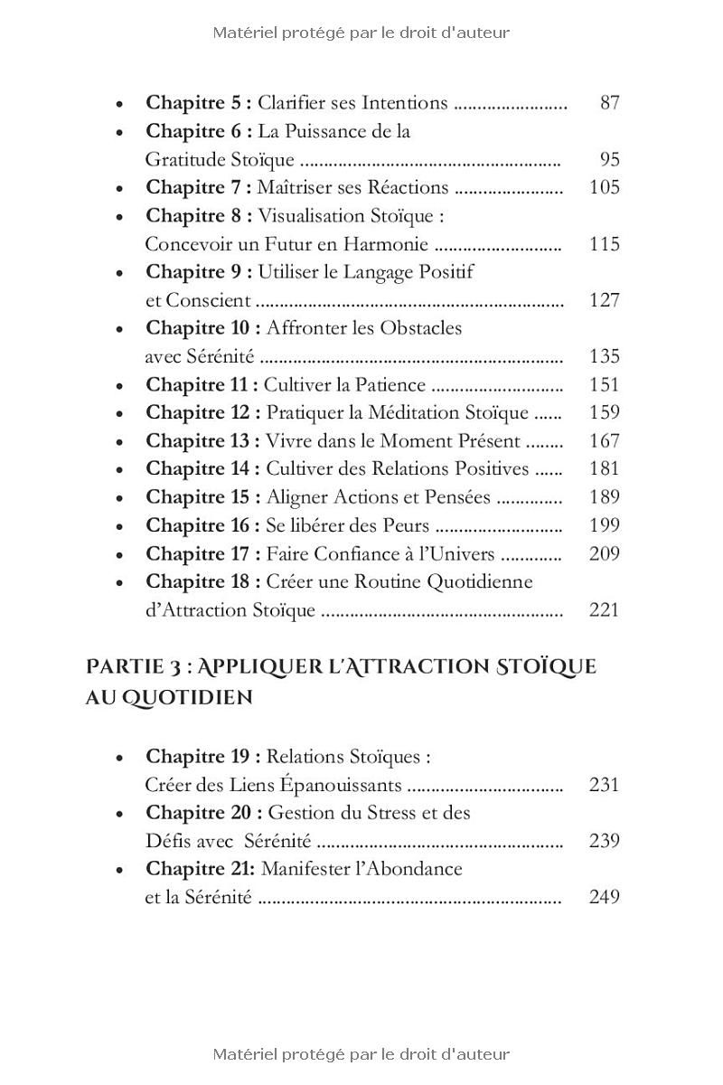 Le Pouvoir de lAttraction Stoïque: Stoïcisme et Loi dAttraction - Le Secret pour Maîtriser vos Pensées et Changer de Vie